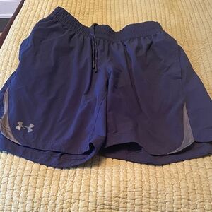 Under Armour mens woven Navy Athletic Shorts